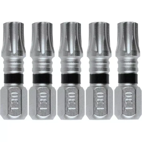 Makita ImpactXPS T30 Torx 1 in. Insert Bits, 5-Pack
