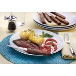 Outset Rosewood 6-Piece Stainless Steel Steak Knife Set with Serrated Edges thumbnail 5