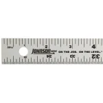 Johnson 36 in. Aluminum Yardstick, Flexible Measuring Ruler with Anodized Finish thumbnail 2