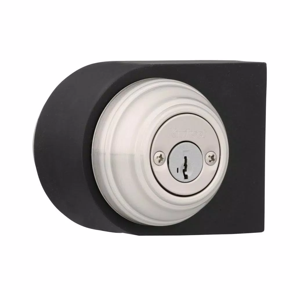 Kwikset 980 Satin Nickel Double Cylinder Deadbolt with SmartKey Security
