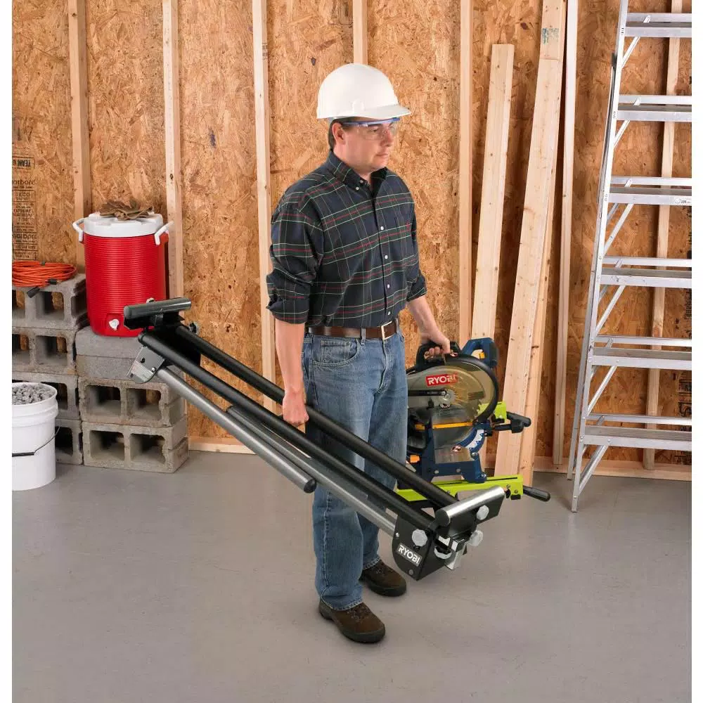 RYOBI Universal Miter Saw QUICKSTAND, Heavy-Duty Steel Folding Stand