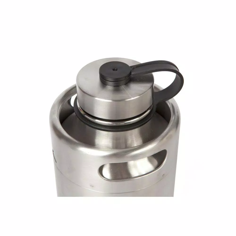 Manna 64 oz. Stainless Steel Double Wall Vacuum-Sealed Keg Growler