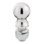 TowSmart 2 in. Chrome Hitch Ball, 5,000 lb. Capacity, 1 in. x 2 in. Shank thumbnail 1