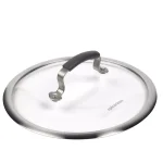 Epicurious 5 Qt. Hard-Anodized Aluminum Nonstick Chili Pot with Glass Lid, Blue thumbnail 3