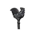3R Studios Black Metal 2-Tier Decorative Rooster Tiered Tray - Farmhouse Style thumbnail 5
