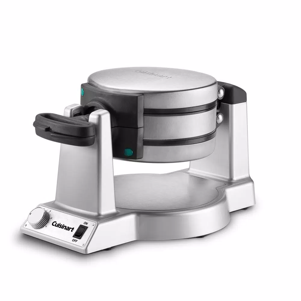 Cuisinart Belgian Waffle Maker, Stainless Steel Flip Waffle Iron with 6 Browning Settings