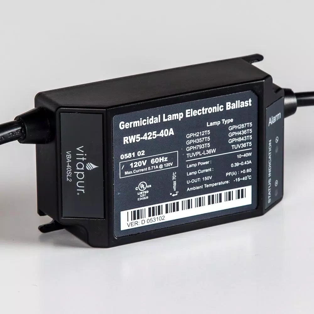 Vitapur VB-40SL2 Replacement Ballast for VPS1140-1 UV Lamp Systems