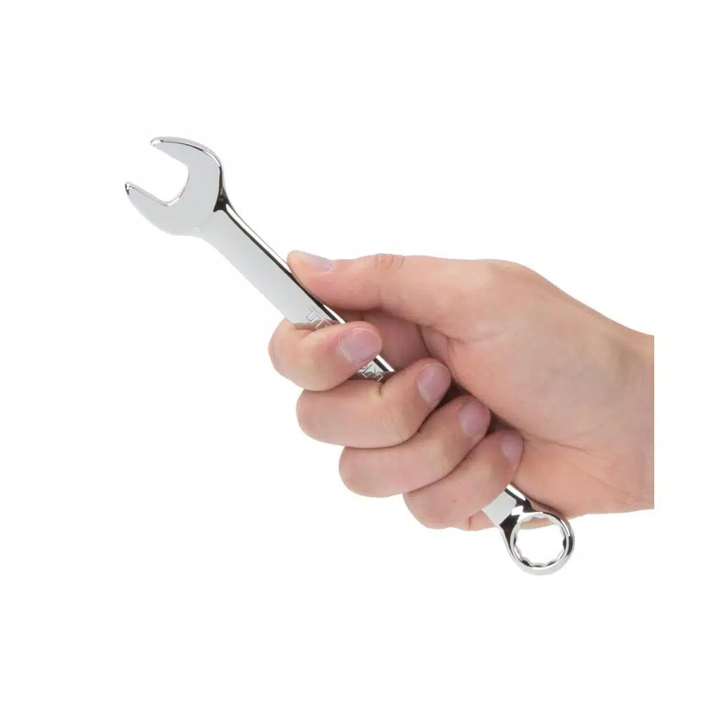 TEKTON 9/16 in. Combination Wrench, 12-Point Box End, Chrome Vanadium Steel
