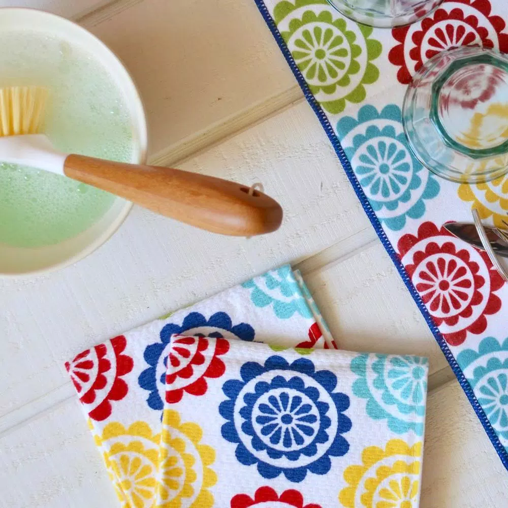 RITZ T-Fal Breeze Kitchen Textile Set, 8-Piece Coordinating Collection
