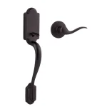 Kwikset Arlington Tustin Left-Handed Door Lever, Venetian Bronze thumbnail 1