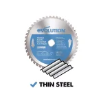 Evolution Power Tools Evolution 9 in. 68-Teeth Carbide Metal Cutting Saw Blade for Thin Steel thumbnail 2
