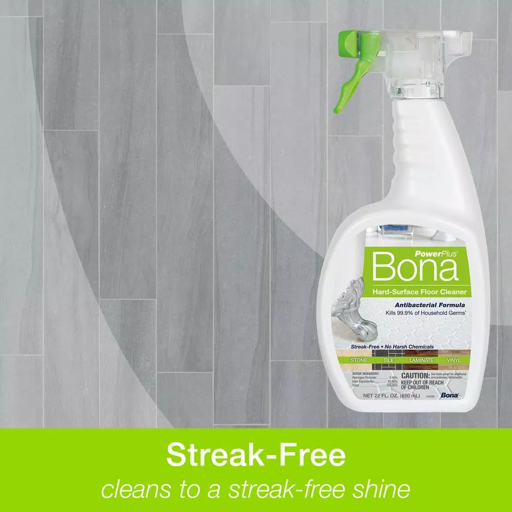 Bona PowerPlus Antibacterial Hard-Surface Floor Cleaner, 32 oz.
