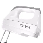 BLACK+DECKER 6-Speed Hand Mixer with 5 Attachments, 250W, White thumbnail 6