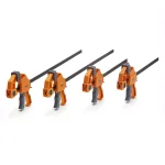 BORA Heavy-Duty 4-Piece Pistol Grip Clamp Set, 12 in. and 24 in. thumbnail 1