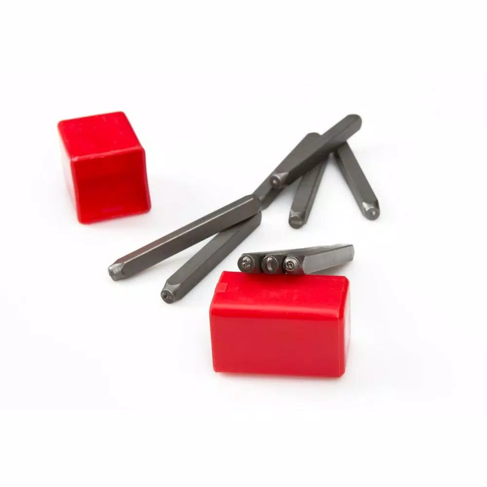 TEKTON 5/32 in. Punctuation Stamp Set, 9-Piece Alloy Steel Punch Set