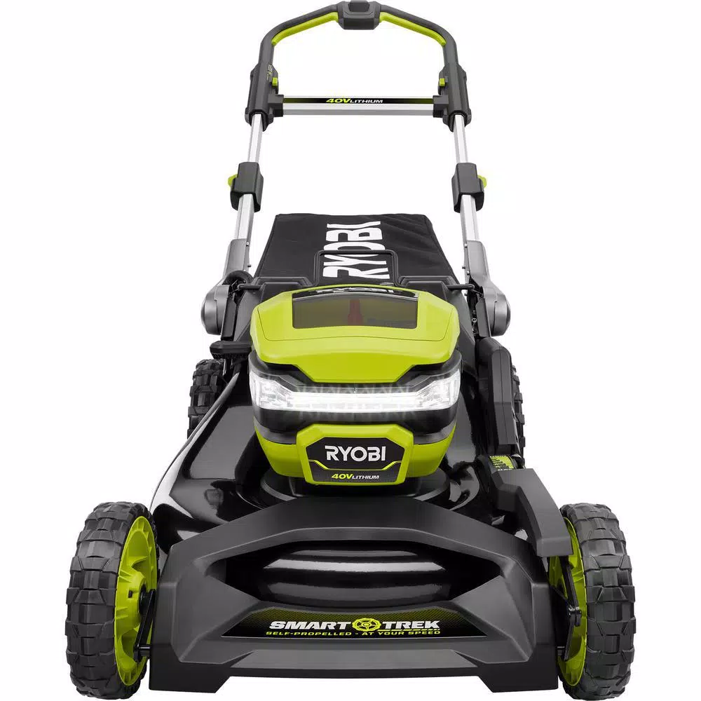 RYOBI 40V 21 in. SMART TREK Brushless Self-Propelled Cordless Mower with 6.0 Ah Battery and Charger