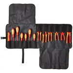 KNIPEX 13-Piece 1000V Insulated Electrician's Tool Set with Tool Roll thumbnail 4