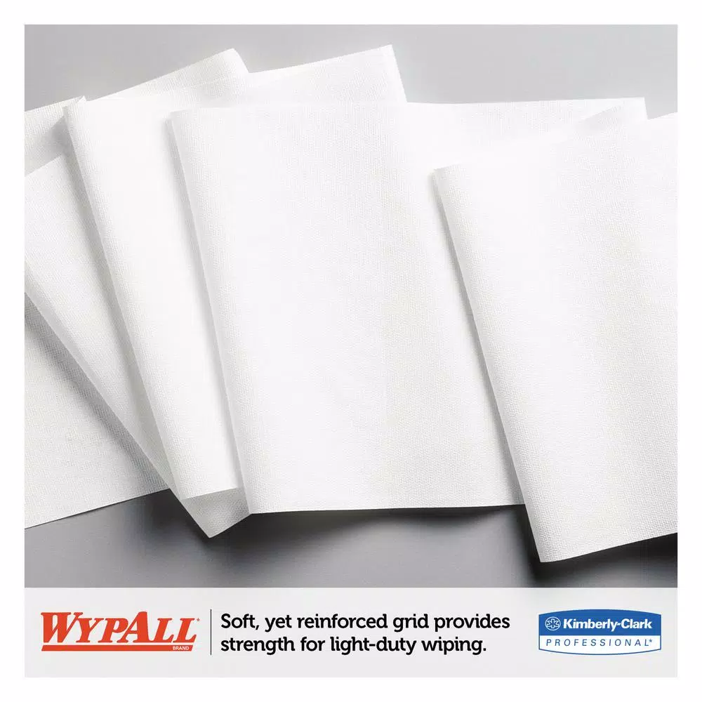 WYPALL L30 White Perforated Wipers Small Roll, 24 Rolls (1680 Total Wipes)