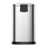 Innovaze 3.2 Gal. Stainless Steel Semi-Round Step-On Trash Can with Fingerprint Free Finish thumbnail 5