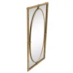 StyleWell Medium Rectangle Gold Antiqued Classic Accent Mirror, 14 in. x 29.9 in. thumbnail 6