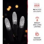 Haunted Hill Farm 48 in. x 40 in. Scary Ghost LED Halloween Indoor/Outdoor Light thumbnail 5