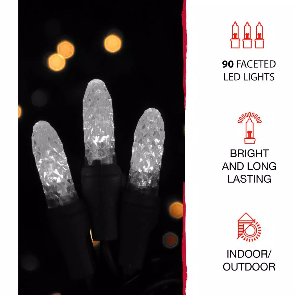 Haunted Hill Farm 48 in. x 40 in. Scary Ghost LED Halloween Indoor/Outdoor Light