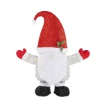 Home Accents Holiday Yuletide Lane 3 ft. LED Large Christmas Gnome Yard Decoration, Warm White Lights thumbnail 1