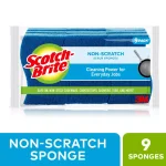 Scotch-Brite Non-Scratch Scrub Sponges, Blue, 9-Pack thumbnail 2