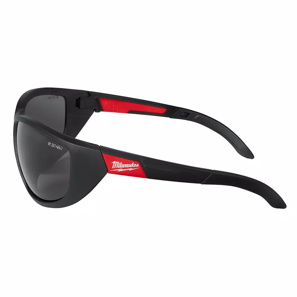 Milwaukee Performance Safety Glasses with Tinted Fog-Free Anti-Scratch Lenses