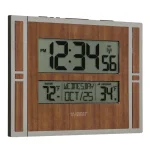 La Crosse Technology Atomic Digital Wall Clock with Wireless Outdoor Temperature Sensor and Daylight Saving Time thumbnail 3