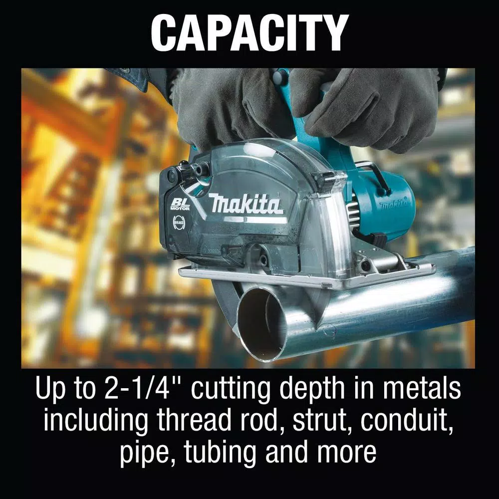 Makita 18V LXT Brushless 5-7/8 in. Metal Cutting Saw Kit with 5.0 Ah Battery