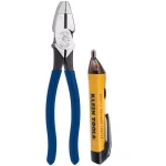 Klein Tools 2-Piece Pliers and Non-Contact Voltage Tester Kit thumbnail 1