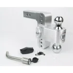Weigh Safe 180 Hitch by Weigh Safe Chrome Tow Ball Edition Adjustable Ball Mount thumbnail 1