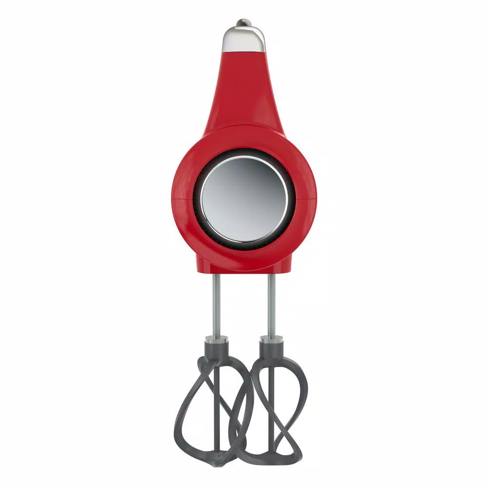 BLACK+DECKER Helix Performance Premium 5-Speed Hand Mixer, Red