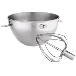 KitchenAid 3 Qt. Stainless Steel Bowl and Combi-Whip Set for Bowl-Lift Stand Mixers thumbnail 1