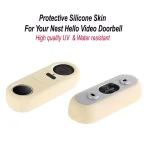 Wasserstein Beige Protective Silicone Skin for Google Nest Hello Video Doorbell thumbnail 2