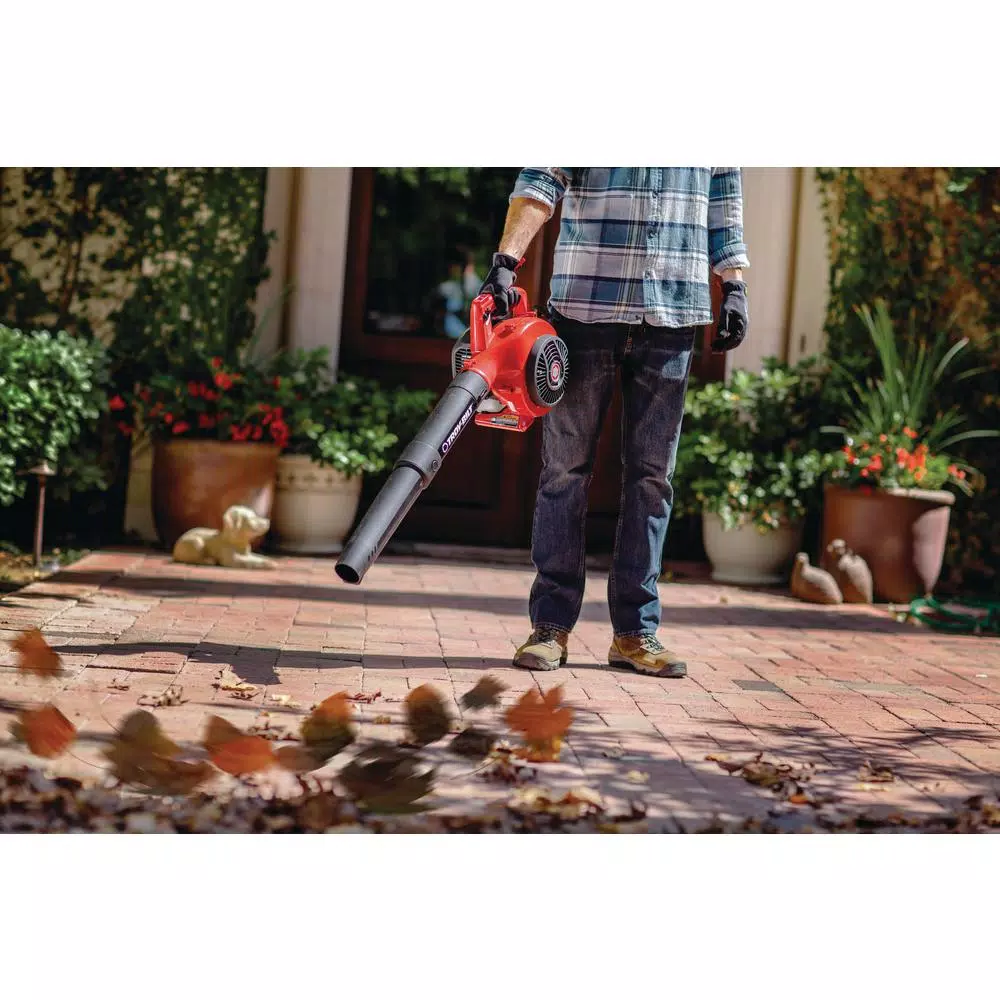 Troy-Bilt TB430 25cc 2-Cycle Gas Handheld Leaf Blower, 200 MPH, 430 CFM