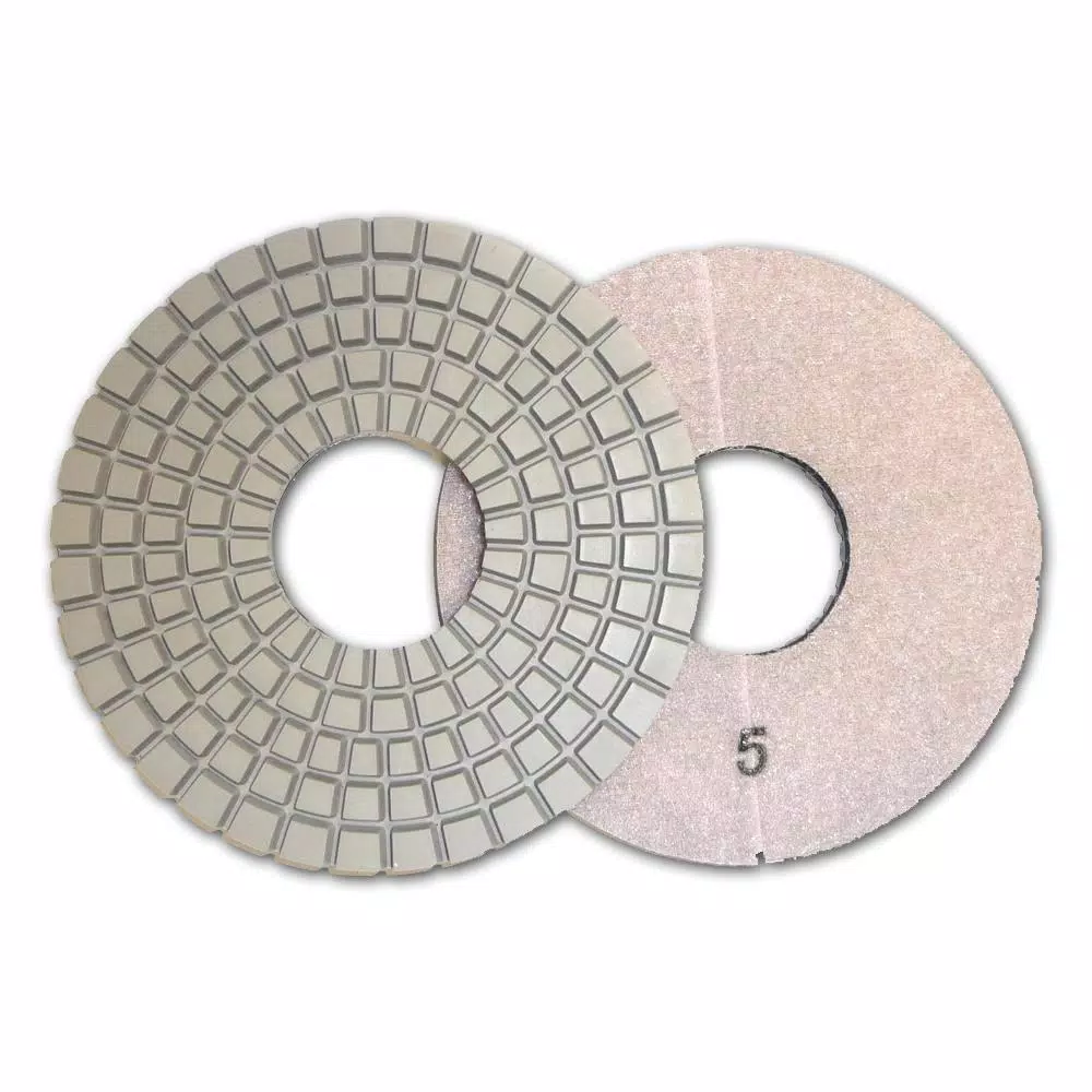 Unbranded Con-Shine 6 in. 5-Step Dry/Wet Diamond Polishing Pads Set of 5
