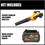 DEWALT 60V MAX FLEXVOLT Brushless Cordless Axial Blower, 600 CFM, 125 MPH (Tool Only) thumbnail 3