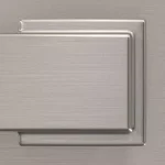 Schlage Century Satin Nickel Single Cylinder Deadbolt and Merano Entry Door Lever Combo Pack thumbnail 2
