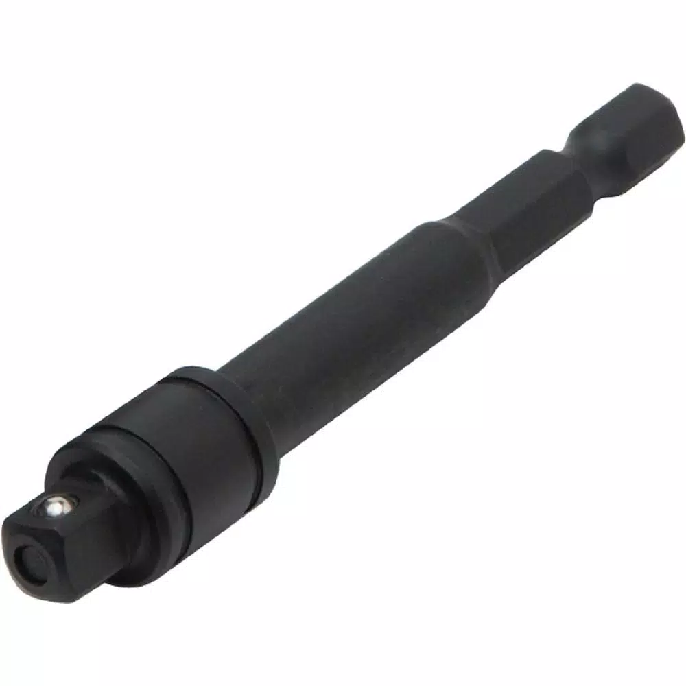 Unbranded 1/4 in. Drive Locking Socket Adapter, Black Oxide Steel