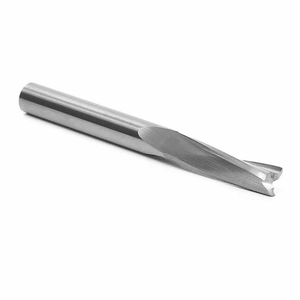 Yonico 1/4 in. 3-Flute Low Helix Upcut Spiral End Mill Solid Carbide CNC Router Bit