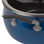Epicurious 5 Qt. Hard-Anodized Aluminum Nonstick Chili Pot with Glass Lid, Blue thumbnail 4