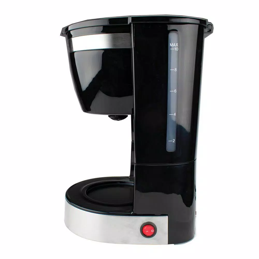Brentwood Appliances Brentwood 10-Cup Black Drip Coffee Maker with Programmable Timer