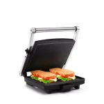 HOLSTEIN HOUSEWARES Holstein 4-Slice Stainless Steel Electric Griddle with Non-Stick Surface, 132 sq. in. thumbnail 4