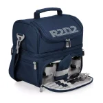 ONIVA Pranzo R2-D2 3 Qt. 8-Can Insulated Lunch Tote Cooler Bag, Navy thumbnail 2