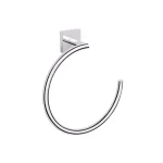 Nameeks Nice Hotel Wall Mounted Towel Ring - Polished Chrome Brass thumbnail 1