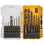 DEWALT 43-Piece Screwdriver and Black Oxide Drill Bit Set with Tough Case thumbnail 4