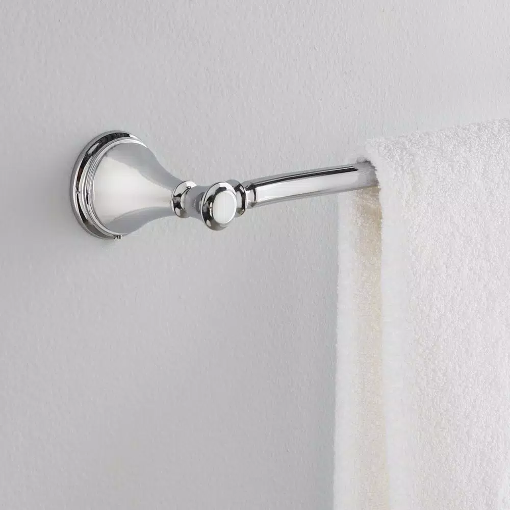 Delta Cassidy 24 in. Single Towel Bar in Polished Chrome