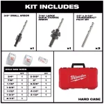 Milwaukee Hole Dozer 18-Piece Bi-Metal Plumbers Hole Saw Set thumbnail 2